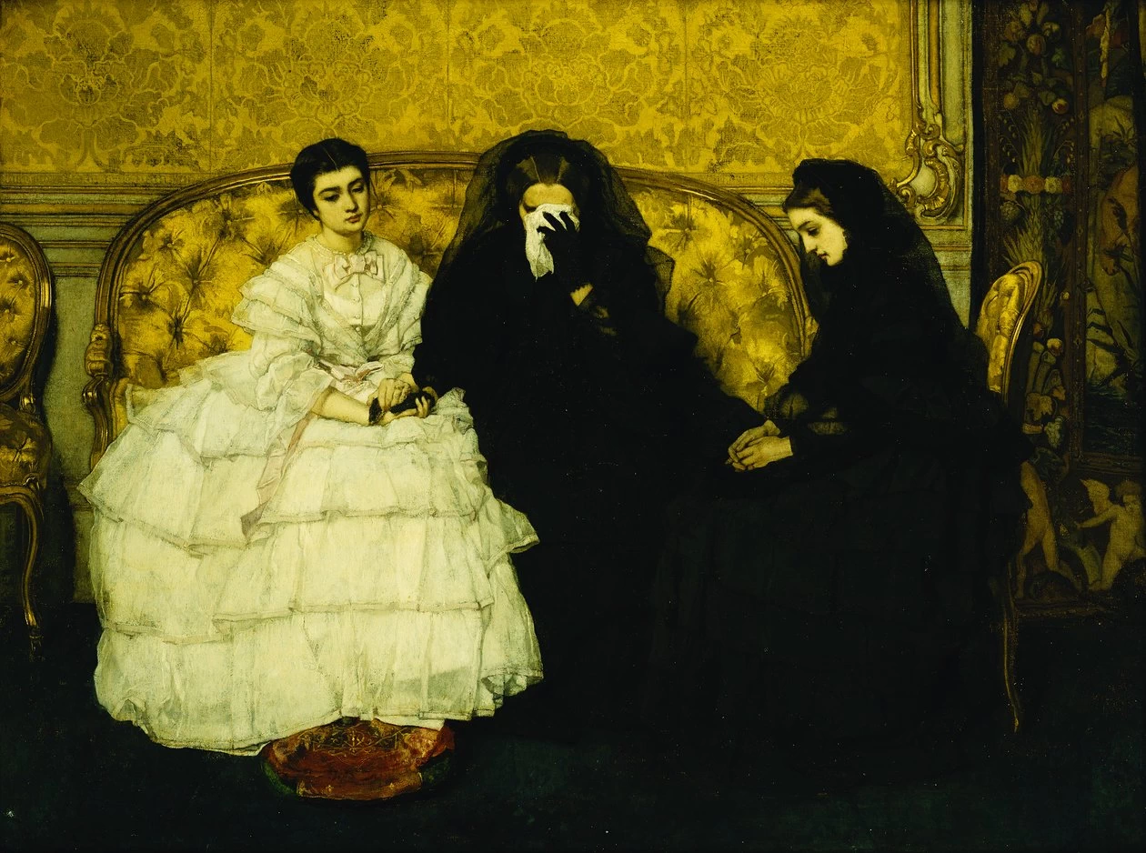 Alfred Émile Stevens - La consolazione (1857)